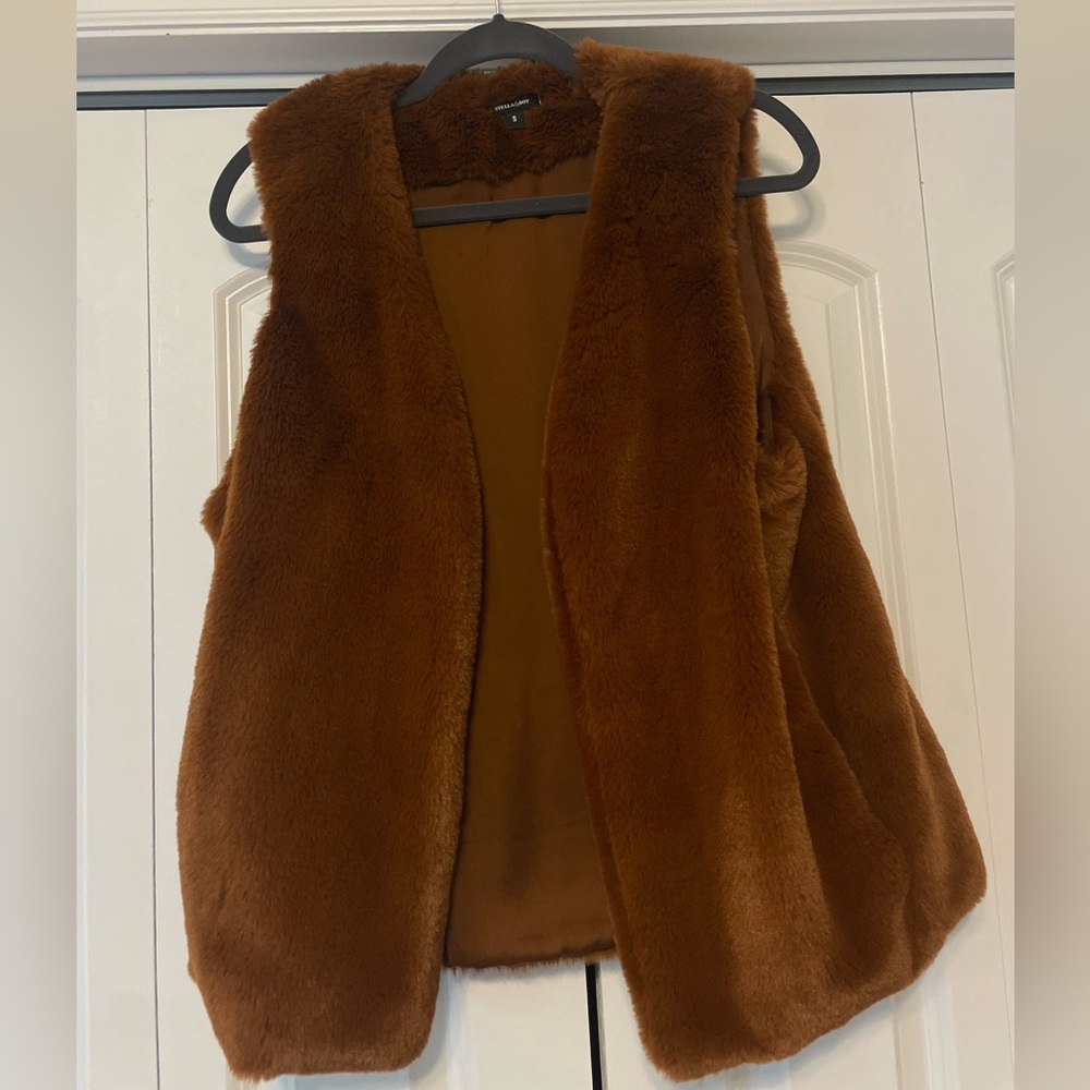 Brown Fur Vest